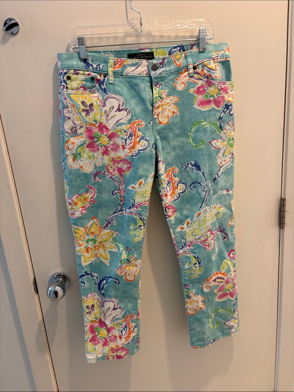 Ralph Lauren Floral jeans size 10